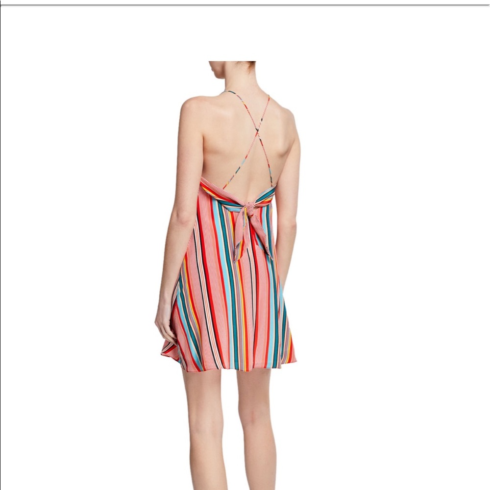 NWT Alice and Olivia Kalia Stripe dress- medium - Picture 2 of 7